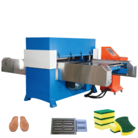 Machine de découpe hydraulique automatique double face, force de coupe élevée 60T-150T, course de 250 mm pour feuilles de plastique, mousse et papier