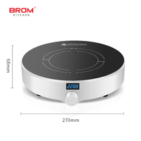 2025 nouveau Design unique Hotpot cuisinière à Induction électrique affichage LED numérique étanche Mini bouton contrôle pour usage domestique hôtel