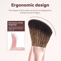 Ensemble de pinceaux de maquillage MAANGE personnalisé OEM&ODM, 19 pièces, pinceaux de maquillage pour les yeux, pinceaux de contouring, anticernes, pinceaux de maquillage professionnels pour le visage