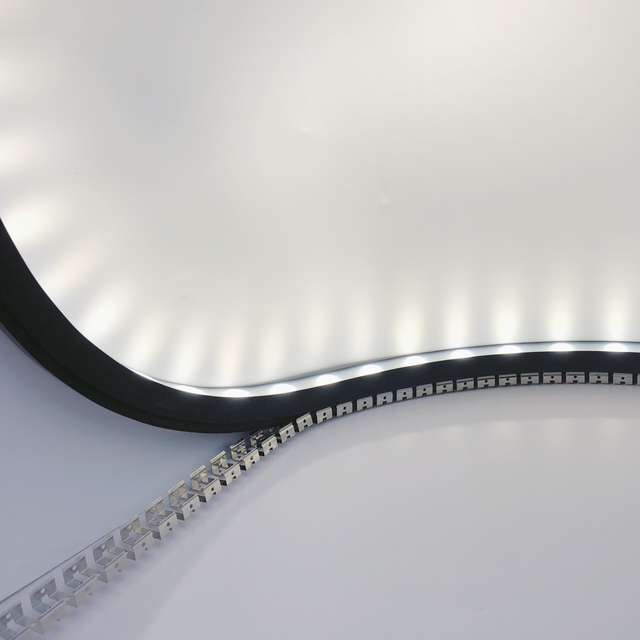 3D Bending Flex Wall Washer Single White, DC24V High CRI,  IP67 Waterproof,  Anti Glare Design for Hotels & Building Facades
