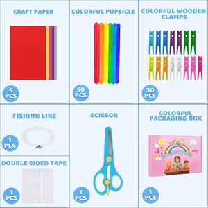 Kit d'artisanat DIY en plastique fait main pour enfants - Cadeaux créatifs pour la maison et l'école - Product Image 4