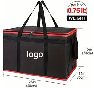 Bolsa de Almuerzo Moderna de Tela Oxford con Logotipo Personalizado, Portátil, Plegable, de Lujo, con Función Impermeable - Product Image 3