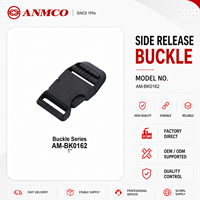 Échantillon de sangle en sangle tissée avec boucle à dégagement latéral pour connexions de sangles détachables, composants en gros