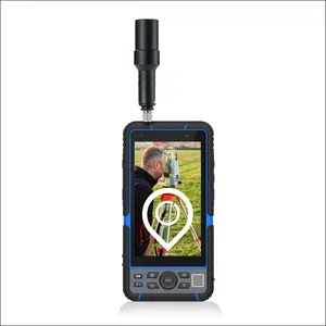 Hugerock G60M 3ปี8GB แอนดรอยด์500nits เสาอากาศ GPS อัตรากำไรสูงมือสอง RTK GNSS ใช้ในอุตสาหกรรมที่มีความทนทาน PDA
