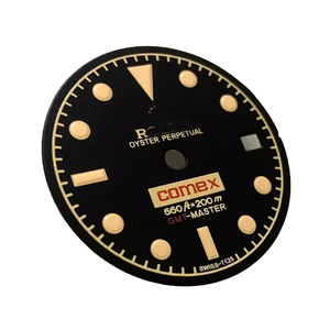 Quadrante per <span class=keywords><strong>Orologio</strong></span> Vintage 28.5MM in Acciaio Inossidabile Verde Luminoso con Calendario per Movimento NH35 NH36 - Product Image 2