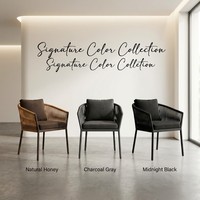 Minimaliste, options bicolores, OEM disponible, tressage vertical, cadre en aluminium durable, confortable, écologique, ensemble 3 pièces pour hôtel