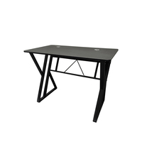 Table de jeu noire en gros d'usine, design moderne, bureau de jeu ergonomique, bureau d'ordinateur simple, bureau PC