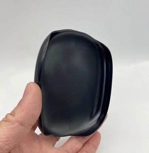 Blank Empty Hard Shell for <strong>Airpods</strong> <strong>Max</strong> Black Plastic Grooved <strong>Cover</strong> for Headphone Earphone Grooved PC Case - Product Image 2