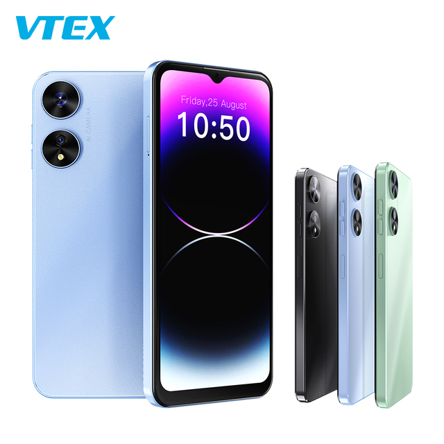 6.517 Inch Original Phone Smartphones Phone Mtk 6762 4G Let Android 13 Cellphones Large Battery Unlocked Dual Sim Phone
