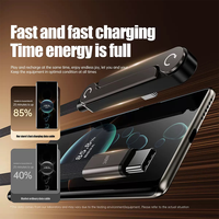 Câble USB C vers USB C 240W 5FT, câble Type C invisible avec support de téléphone, câble USBC pliable en forme de T avec angle de 90° ° Support d'angle inclinable