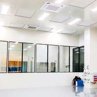 Salle Blanche Médicale Modulaire avec Moteur à Efficacité de 99,999 %, Nouveau Design Personnalisé (IQ/OQ/PQ Validé)