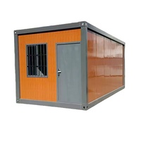 Maison mobile de 20 pieds de haute qualité, écologique, alimentée à l'énergie solaire, légère, anti-corrosion, imperméable et mobile