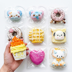 Jouet anti-stress mochi en silicone alimentaire fait main, super doux, <span class=keywords><strong>à</strong></span> remontée lente, sensation eau, <span class=keywords><strong>pour</strong></span> la décompression - Product Image 1