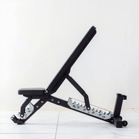 Banc de musculation pliable et réglable avec cadre en acier au carbone pour la musculation et l'entraînement physique à domicile et en salle de sport