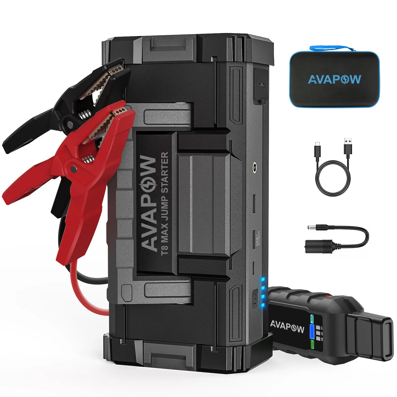 Ready To Ship Factory Wholesale Powerful 6000A Car Jump Starter AVAPOW T8 Max