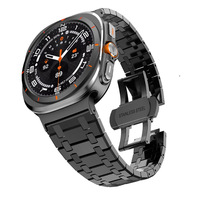 Kompatibel mit Galaxy Watch 8/9 Massives Edelstahl-Schnellverschluss-Armband mit Schmetterlingsverschluss für Royal Oak AP Modell
