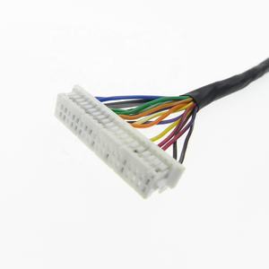 Konektor DF11-30DS-2C kustom 30 Core kabel Lvds pasangan terpilin berpelindung, konektor elektronik PVC Xinda hitam - Product Image 1