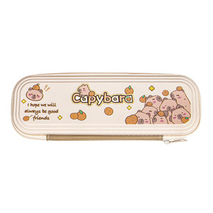 Nouvelle trousse à crayons Capybara Pamplemousse HCL-5074 Impression numérique pour l'école et le bureau - Product Image 2