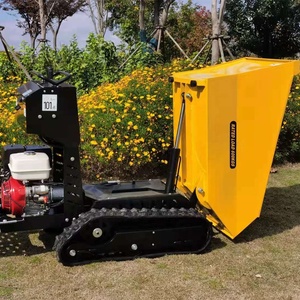 Carriola Cingolata Semovente da 600 kg con Benna Chiusa per Uso Gravoso, Personalizzabile OEM - Product Image 6