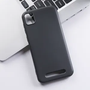 Caso matte preto do telefone para a nuvem móvel Stratus C7 macio TPU capas protetoras do silicone