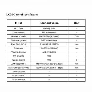 10,1-дюймовый TFT LCD-монитор, 800RGB1280, с проекционно-емкостным сенсорным экраном, встроенным интерфейсом Mini HDMI, готов к интеграции - Product Image 4