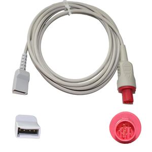 Cable adaptador de transductor de alto rendimiento para Hellige - Utah IBP: su opción ideal para una transmisión de señal precisa - Product Image 1