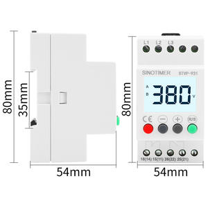 STVP-931 SINOTIMER 3 เฟส 380V Din Rail Voltage Relay ตัวป้องกันแรงดันไฟฟ้าเกินมาตรฐาน CE/RoHS รับรอง Z61 - Product Image 3