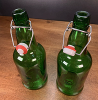 Bouteille légère de 520g pour boisson au gingembre vert de 750ml, bouteilles à bouchon basculant de 750ml, bouteille de bière avec bouchon basculant, pression de remplissage 1.4Mpa