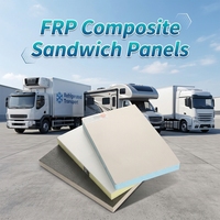 Panneaux composites FRP, plaques en fibre de verre, panneaux sandwich FRP pour remorques, camping-cars, caravanes, carrosseries de camions, murs, toits, sols
