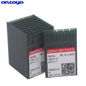 100 stuks 10-pack Duitse <span class=keywords><strong>Grot</strong></span> Dpx17 naaimachine gouden naalden Dp*17 Dp17 Gebedur hittebestendige naald synchrone computerpatroon - Product Image 1