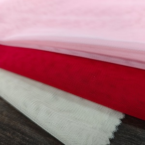 Ngà trắng 100% Polyester crinoline vải sân lục giác cứng lưới lưới cho cô gái chàng trai petticoat Tricot dệt kim đồng bằng nhuộm" - Product Image 5