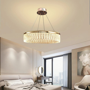 JYLIGHTING Lampadario Contemporaneo a Doppia Colonna Circolare con Texture Scintillante, Illuminazione Premium per Suite e Foyer <span class=keywords><strong>di</strong></span> Hotel - Product Image 3