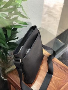 Sac bandoulière homme <span class=keywords><strong>en</strong></span> cuir grainé fin, sac messager de luxe discret, sac de messagerie sans marque pour le quotidien, usine directe Royaume-Uni France - Product Image 6