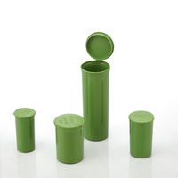Flacons en plastique à ouverture pop de 6 d, 13 d, 19 d, 30 d, 60 d, tubes en plastique, flacons à ouverture pop