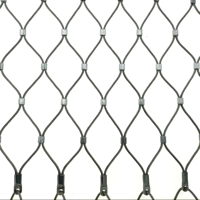 Maglia della corda del diamante dell'acciaio inossidabile di visibilità del fornitore per l'animale dello Zoo del parco faunistico