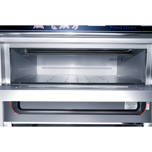 Horno <span class=keywords><strong>de</strong></span> Pizza a Gas Comercial <span class=keywords><strong>de</strong></span> 4 Niveles, <span class=keywords><strong>8</strong></span>/12/16 Bandejas, Gran Capacidad, Acero Inoxidable, con Control por Microcomputadora, Nuevo para Pizzería - Product Image 2