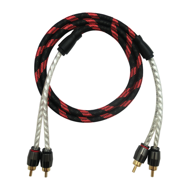 High Quality RCA Audio Video Cable for Cars High-Performance Speaker Connector Extension Cable Manufacturer for Car Audio