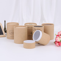 Tubes en carton recyclé biodégradable pour poudre libre et parfum, couleurs personnalisées, emballage cosmétique, design de marque