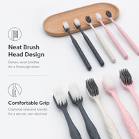 Kit dentaire pour hôtel avec brosse à dents jetable, dentifrice et emballage individuel hygiénique