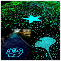 Vente en gros de galets lumineux de haute qualité qui brillent dans le noir pour la décoration des jardins et des parcs