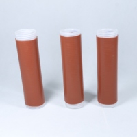 Tube thermorétractable en silicone gris avec mastic, nouveau type de produit étanche pour station de base