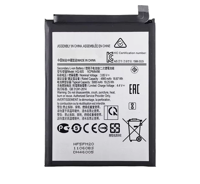 REAL CAP Replacement Battery HQ-50S HQ-50SD SLC-50 for Samsung Galaxy A025 A02S F02S A03 A03S M02S M025 Cell Phone Factory OEM