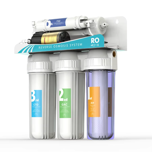 家庭用5段階逆浸透膜浄水器 静音ポンプと圧力タンク搭載 直飲み可能 - Product Image 2