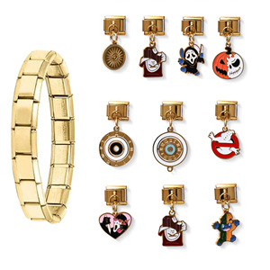 Stainless Steel Italian Modular Charm Bracelet Cartoon Pendant Unisex DIY Jewelry Summer 2024 Yiwu Origin XL008 - Product Image 1