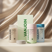 Pot en verre personnalisé givré de 150 ml, 200 ml, 250 ml, 120 ml, coloré, pour emballage de capsules, produits de santé et compléments alimentaires, avec bouchon à vis