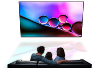 Écran de projection à cadre fixe en PVC de 120 pouces Style d'écran à cadre fixe 4K pour le home cinéma ou le cinéma