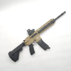Pistol mainan elektrik bola blaster HK 416D, mainan pistol plastik realistis terus-menerus fire 2023 untuk peluru anak