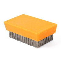 Brosse de nettoyage haute performance en fil d'acier inoxydable pour rouleaux Anilox et l'entretien des rouleaux d'impression en métal souple