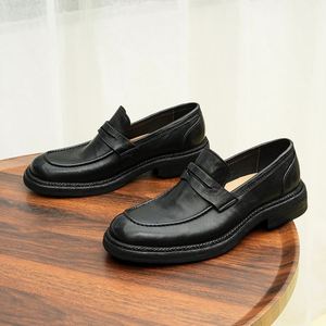 Customized Men's Stylish Breathable Waterproof <b>Height</b> <b>Increasing</b> Party Casual Genuine Leather Sole Oxford Office <b>Shoes</b> - Product Image 3