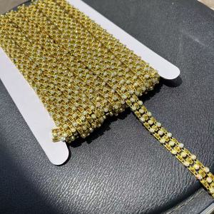 Catena <span class=keywords><strong>di</strong></span> Diamanti in Plastica a Tre File, Misura 10, Eco-Friendly, Strass 3D, Cristallo Luccicante, Accessorio per <span class=keywords><strong>Abbigliamento</strong></span>, Decorazione Fai-da-Te - Product Image 6